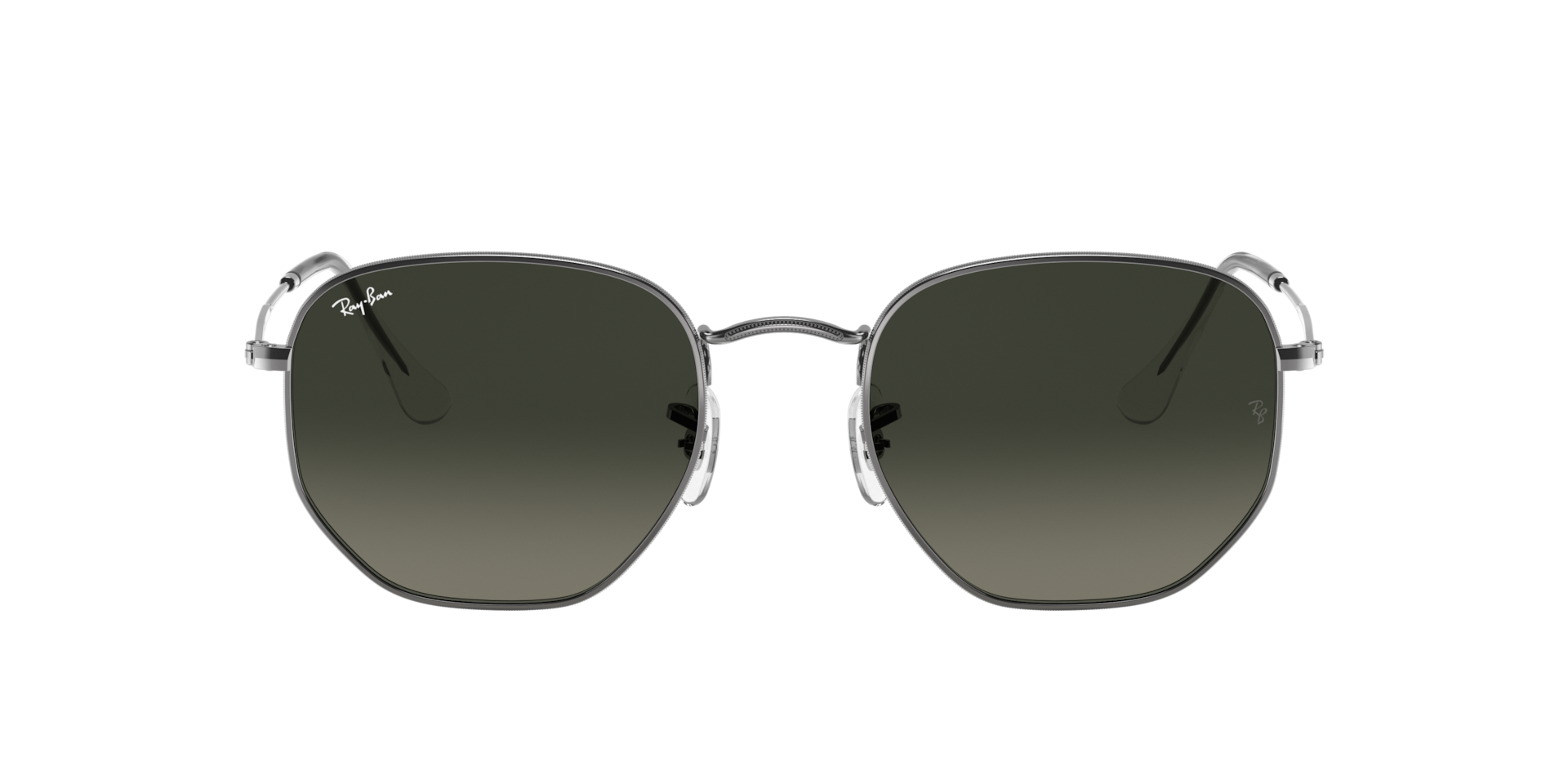 Ray-Ban Hexagonal Flat Lenses M (51 - 21) with Grey lenses and