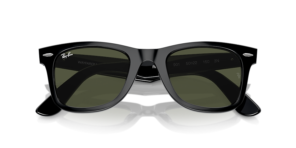 Ray-Ban Original Wayfarer Classic L (50 - 22) with Green lenses