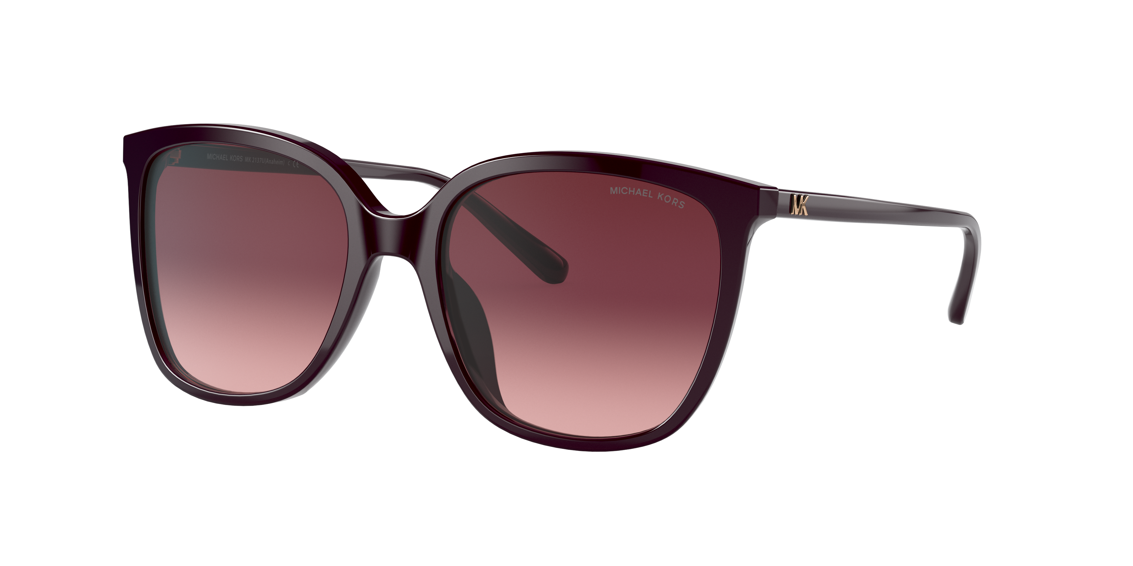 Michael Kors Woman Sunglass Anaheim -  Frame color: Cordovan, Lens color: Cordovan Gradient
