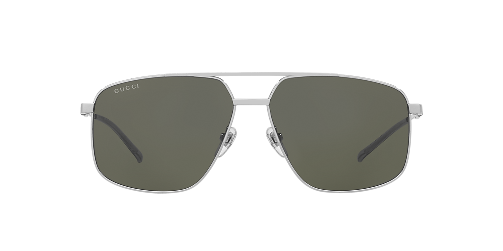 Gucci GG1676S XL (60 - 14) with Grey lenses and Silver frame