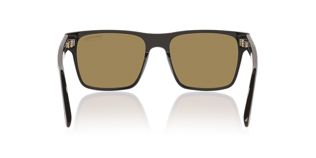 Tom Ford Calder XXL (55 - 17) with Brown lenses and Black frame