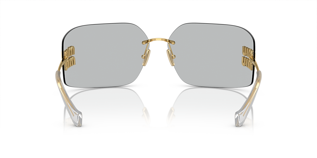 muimuiページ Miu Miu MU 54YS L (80 - 14) with Grey lenses and Gold frame
