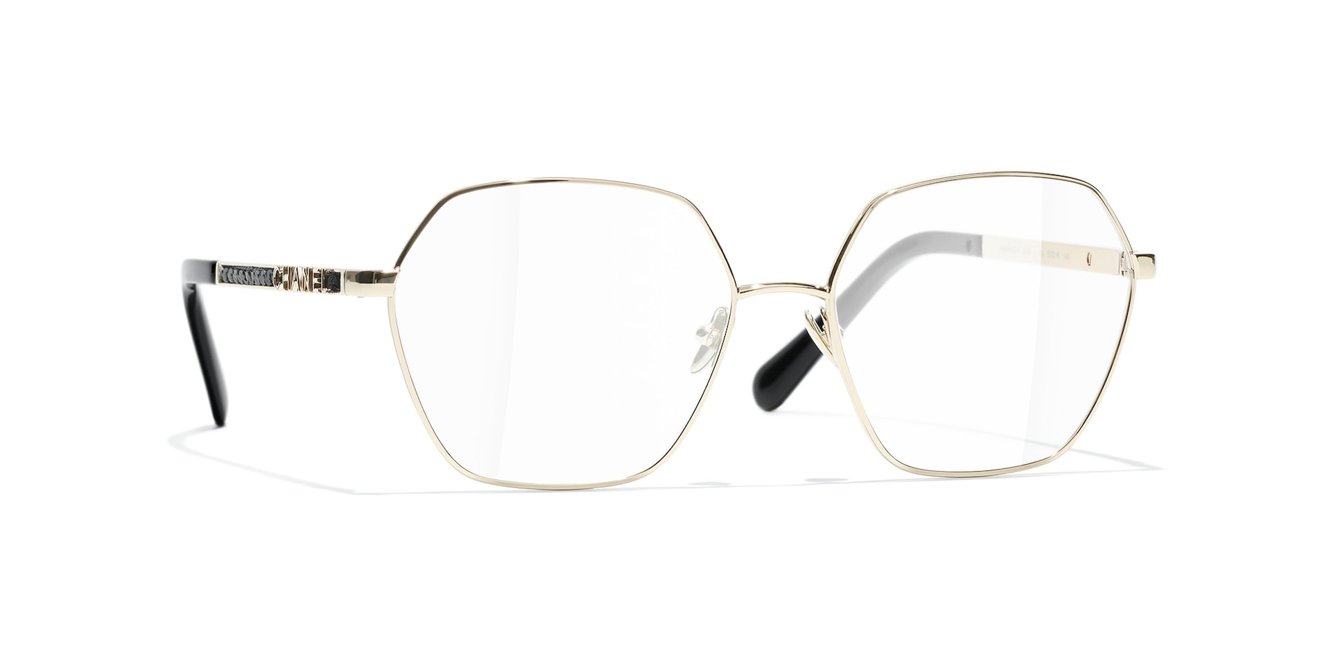 Chanel Femme Sunglass Round Eyeglasses CH2204 - Couleur du Monture Or Couleur de Lentille Verres de Dmonstration 520 €