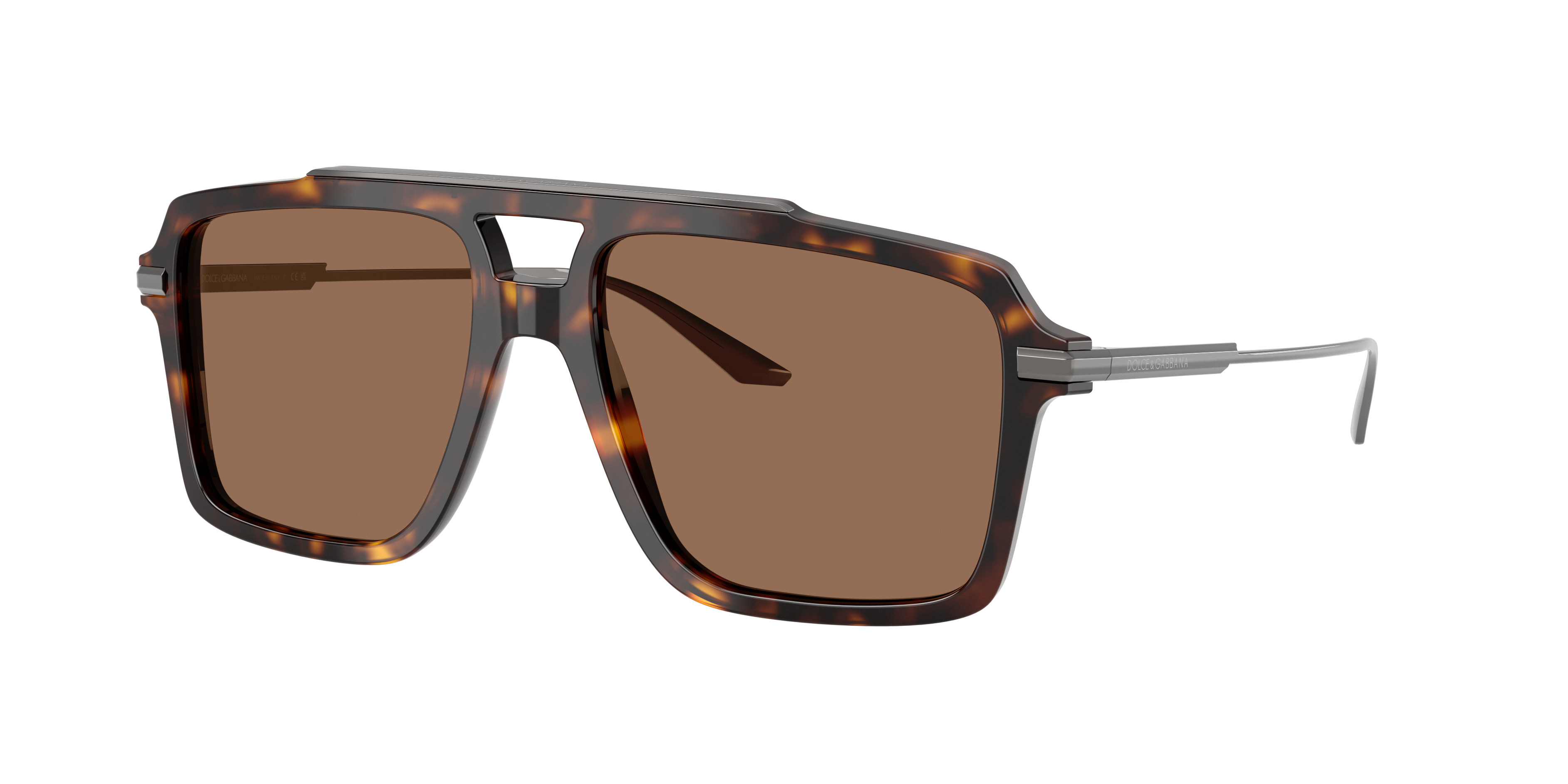 Dolce&Gabbana DG4477 XXL (56 - 17) with Brown lenses and Tortoise