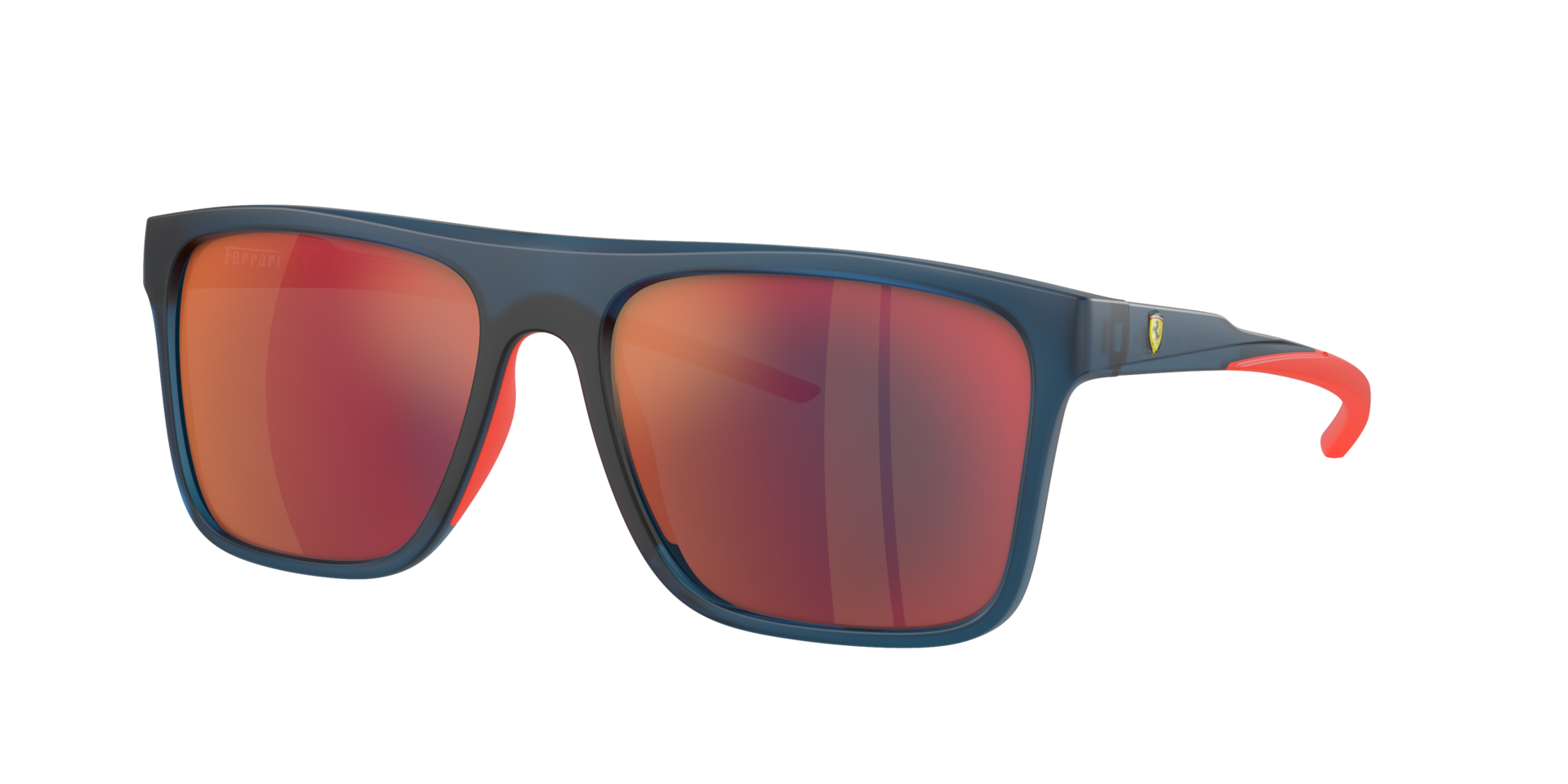 Ferrari Scuderia Men's Blue/Red Fz6006 506/6P Man Sunglasses Injected Squa Normal Mirror - Image 3