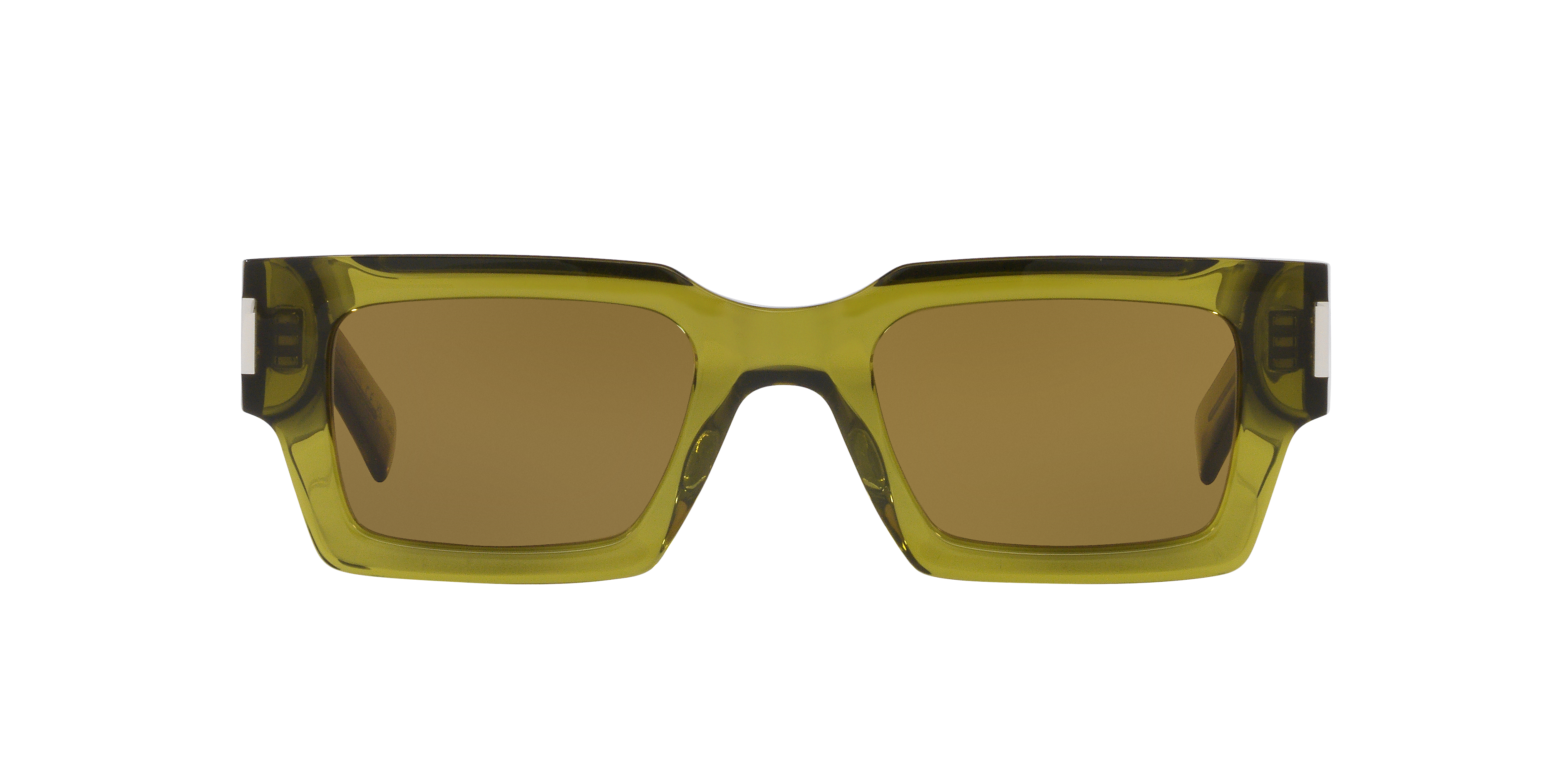 Saint Laurent SL572 XS (50 - 22) with Brown lenses and Green frame