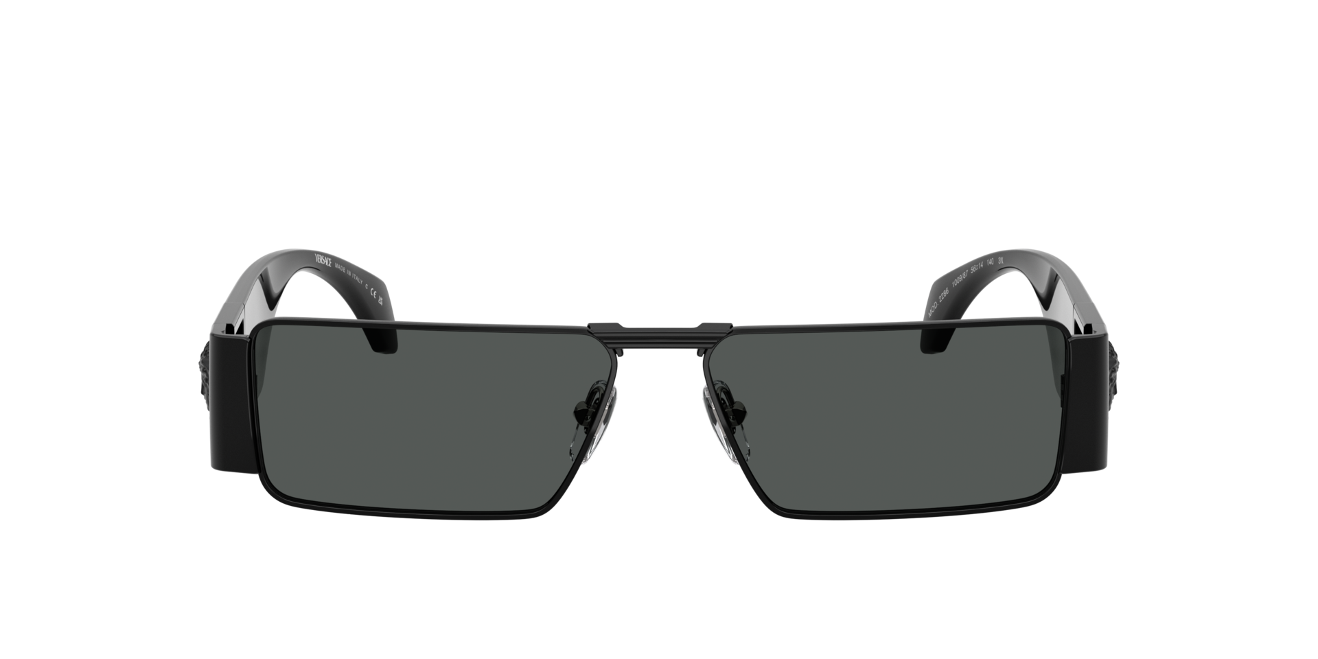 Versace VE2286 M (57 - 14) with Grey lenses and Black frame
