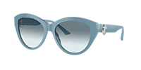 JM7 Jimmy Choo JC5007 M (55 - 17) com Lentes Azul e Armação Azul