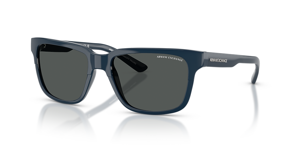 Armani Exchange AX4026S M (56 - 17) with Grey lenses and Blue
