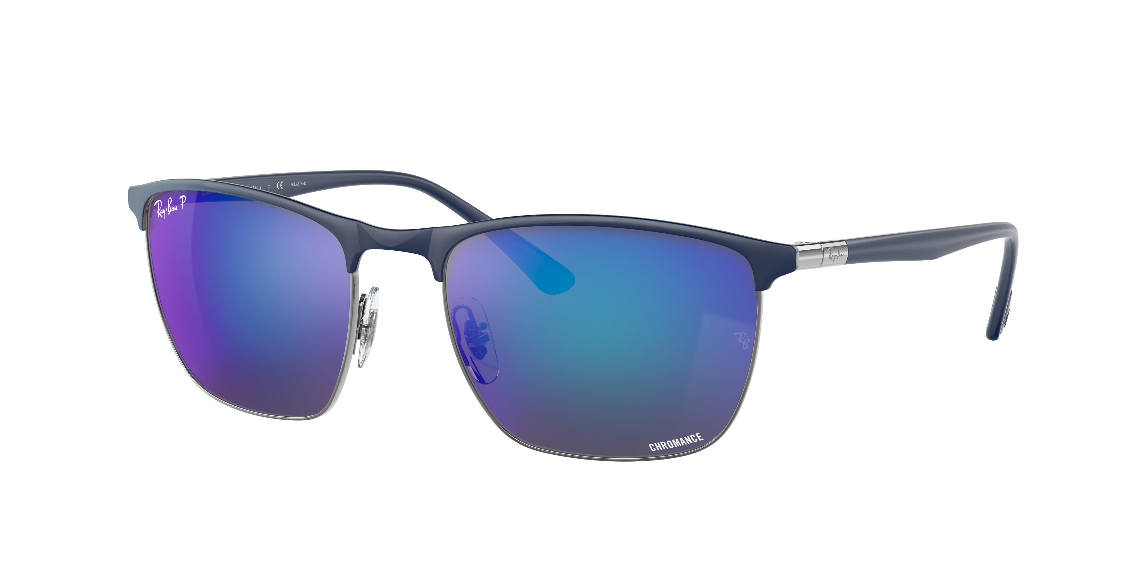 Ray-Ban RB3686 Polarized+ Lenses XL (57 - 19) with Blue lenses and