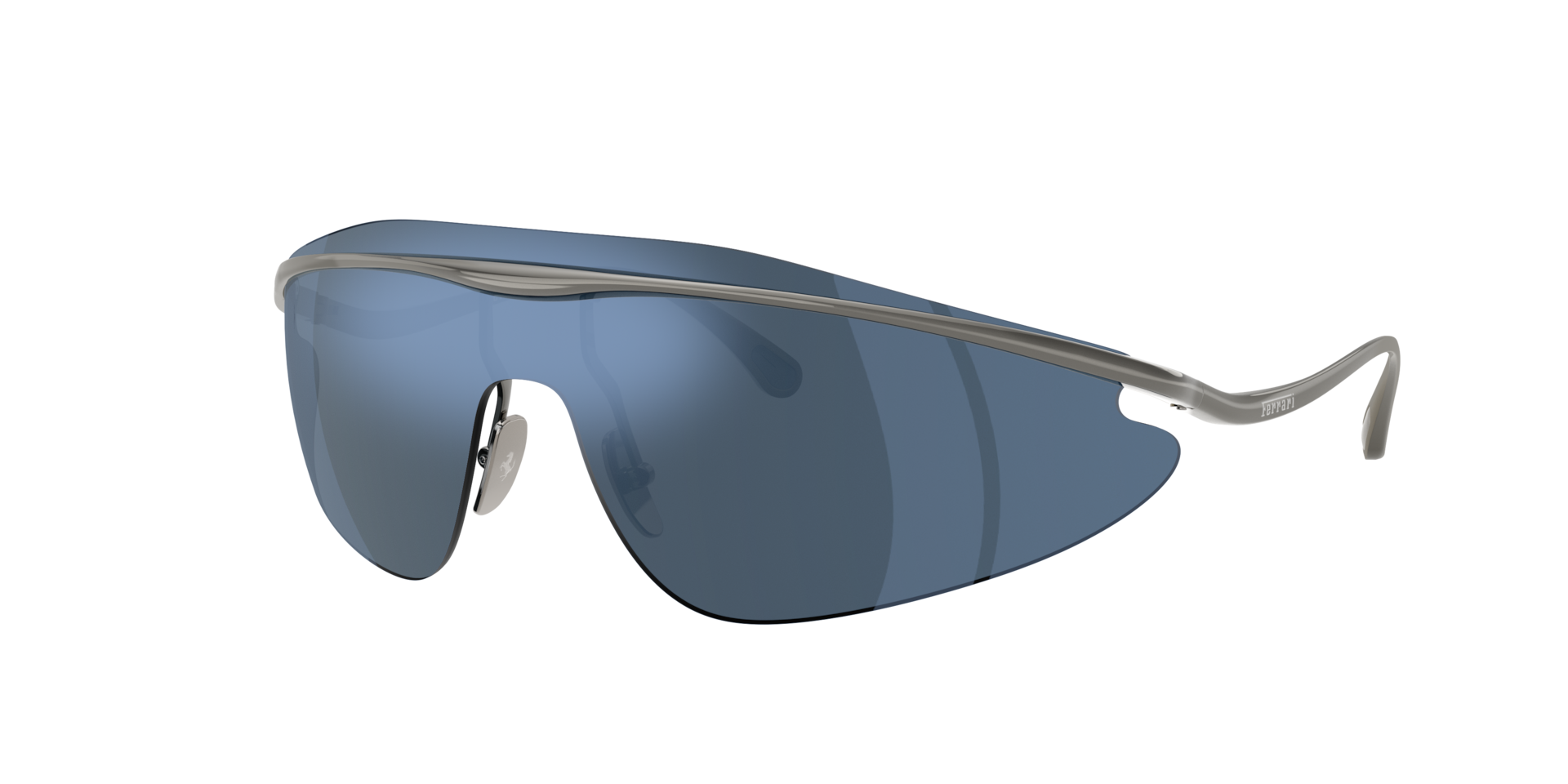 Ferrari Unisex Sunglass FH1015 - Couleur du Monture Gunmetal fonc Couleur de Lentille Effet miroir bleu 225 €
