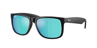 小物 Ray-Ban RB4259F Blue Lens Sunglasses Ray-Ban RB4259 L (53 - 20) with Blue lenses and Black frame