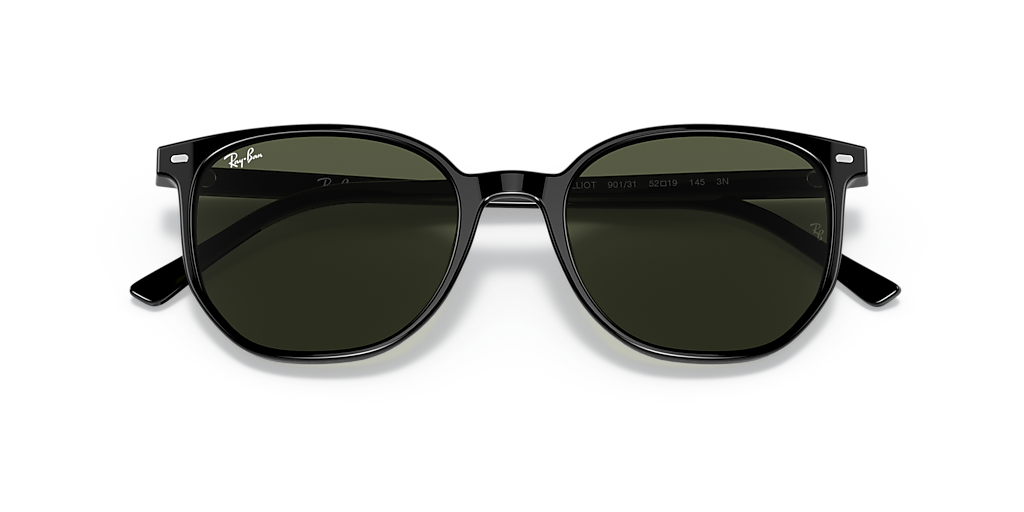 Ray-Ban Elliot M (54 - 19) with Green lenses and Black frame
