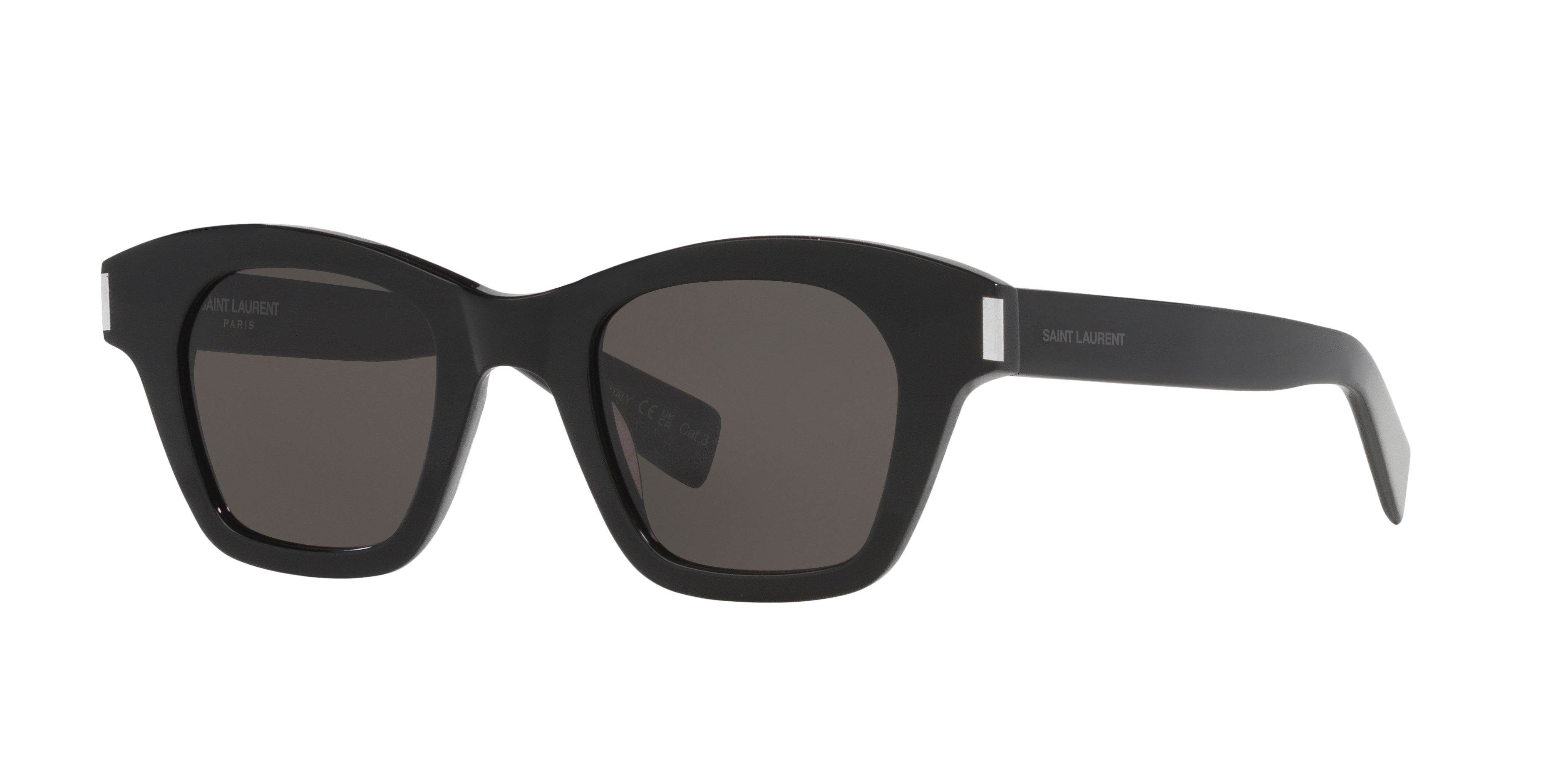 Saint Laurent SL 592 XXS (47 - 23) with Black lenses and Black