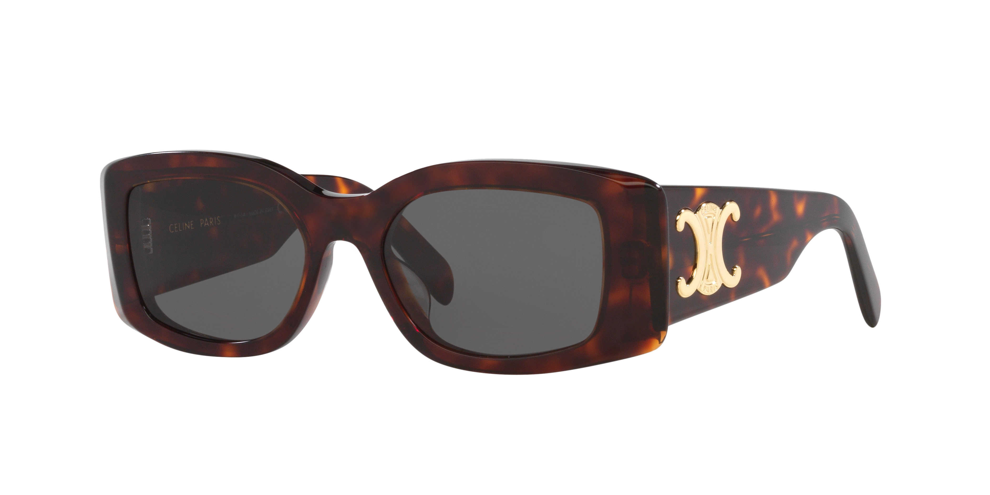 Celine Triomphe CL40282U XS (53 - 18) with Grey lenses and