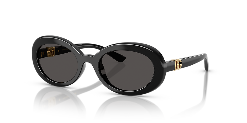 Dolce&Gabbana DX6007U M (49 - 19) with Grey lenses and Black frame