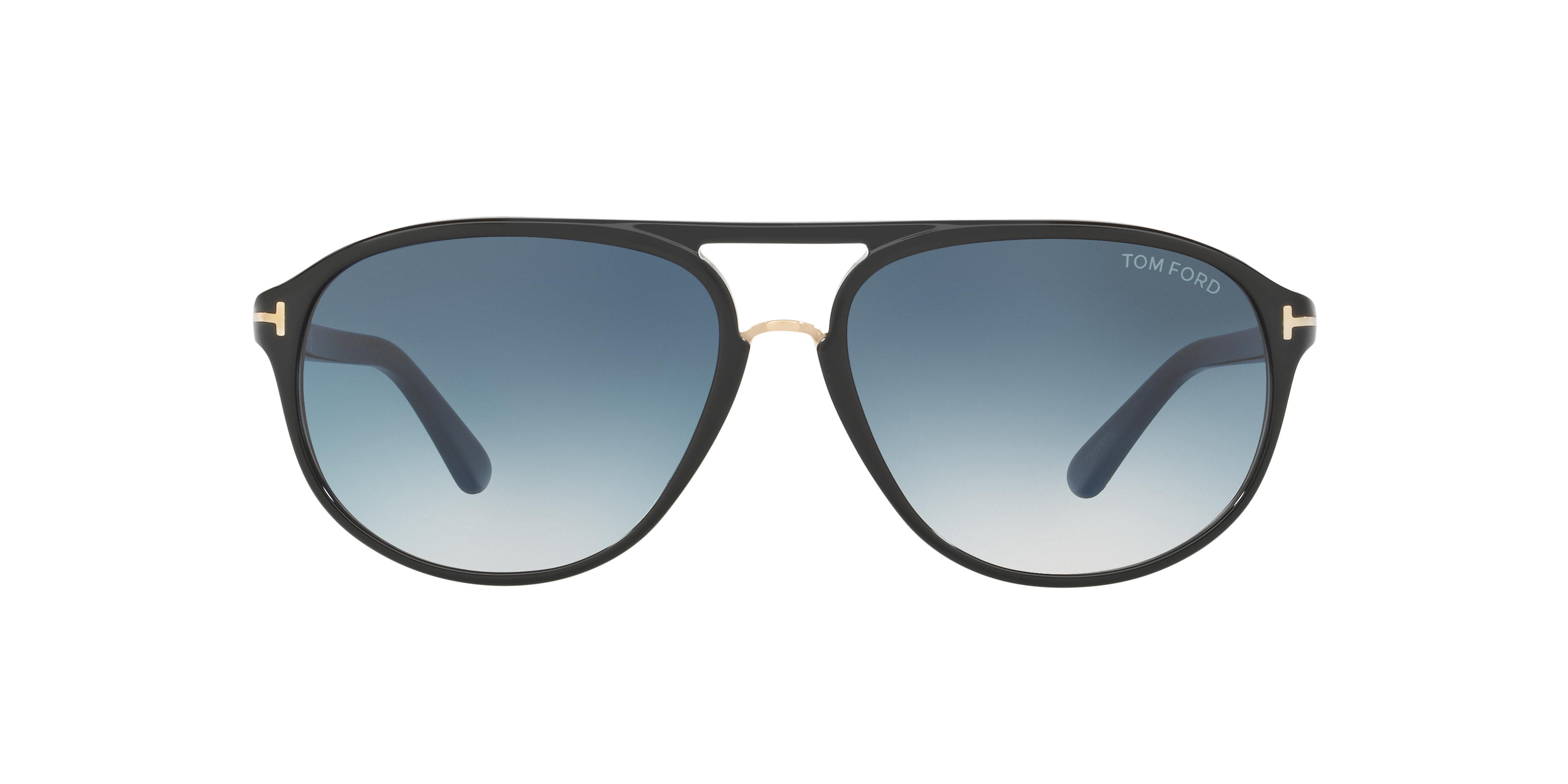 Tom Ford Ft0447 Jacob L (60 - 15) with Blue lenses and Black frame