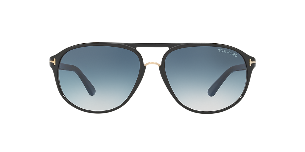 Tom Ford Ft0447 Jacob L (60 - 15) with Blue lenses and Black frame