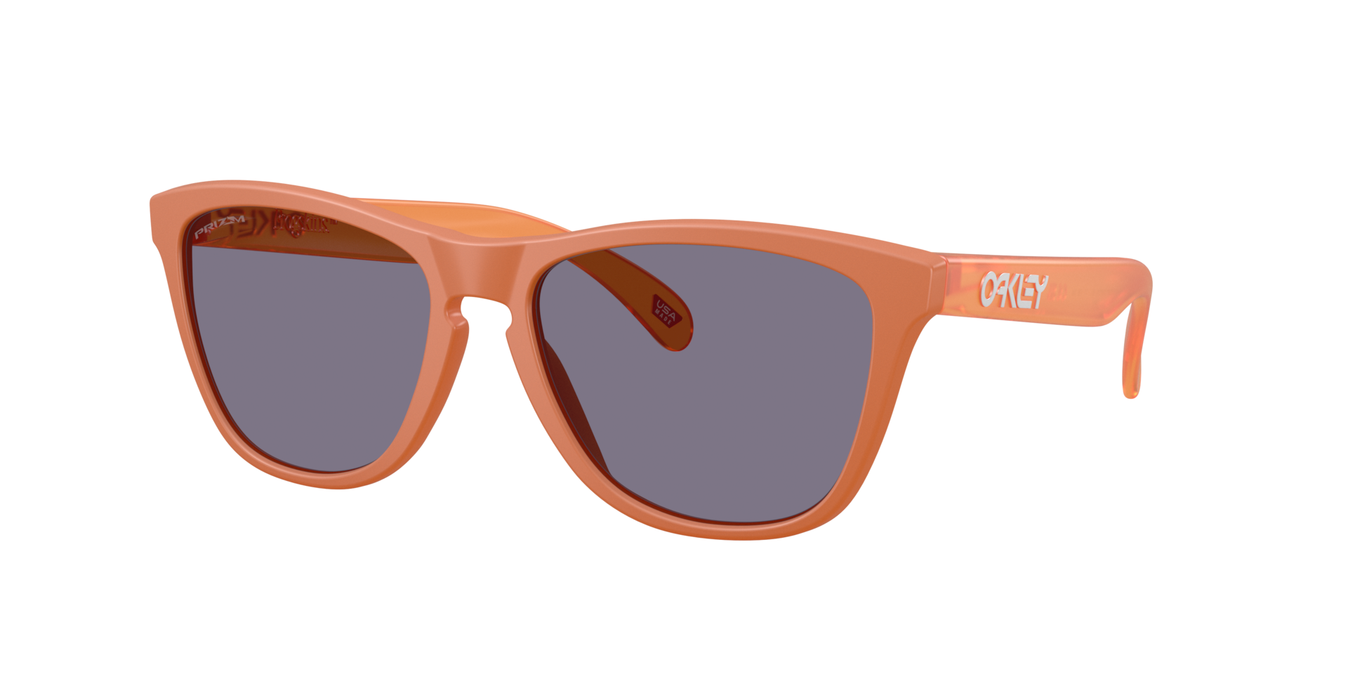 Oakley Frogskins™ XL (55 - 17) with Grey lenses and Brown frame