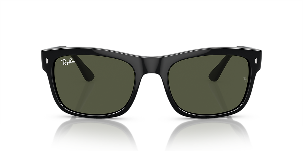Ray-Ban RB4428 L (56 - 21) with Green lenses and Black frame