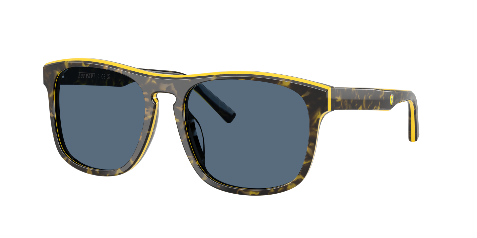 Ferrari Scuderia Blue Man Fz6020u 743/80 Sunglasses Acetate Turtle Squared Normal - Image 2