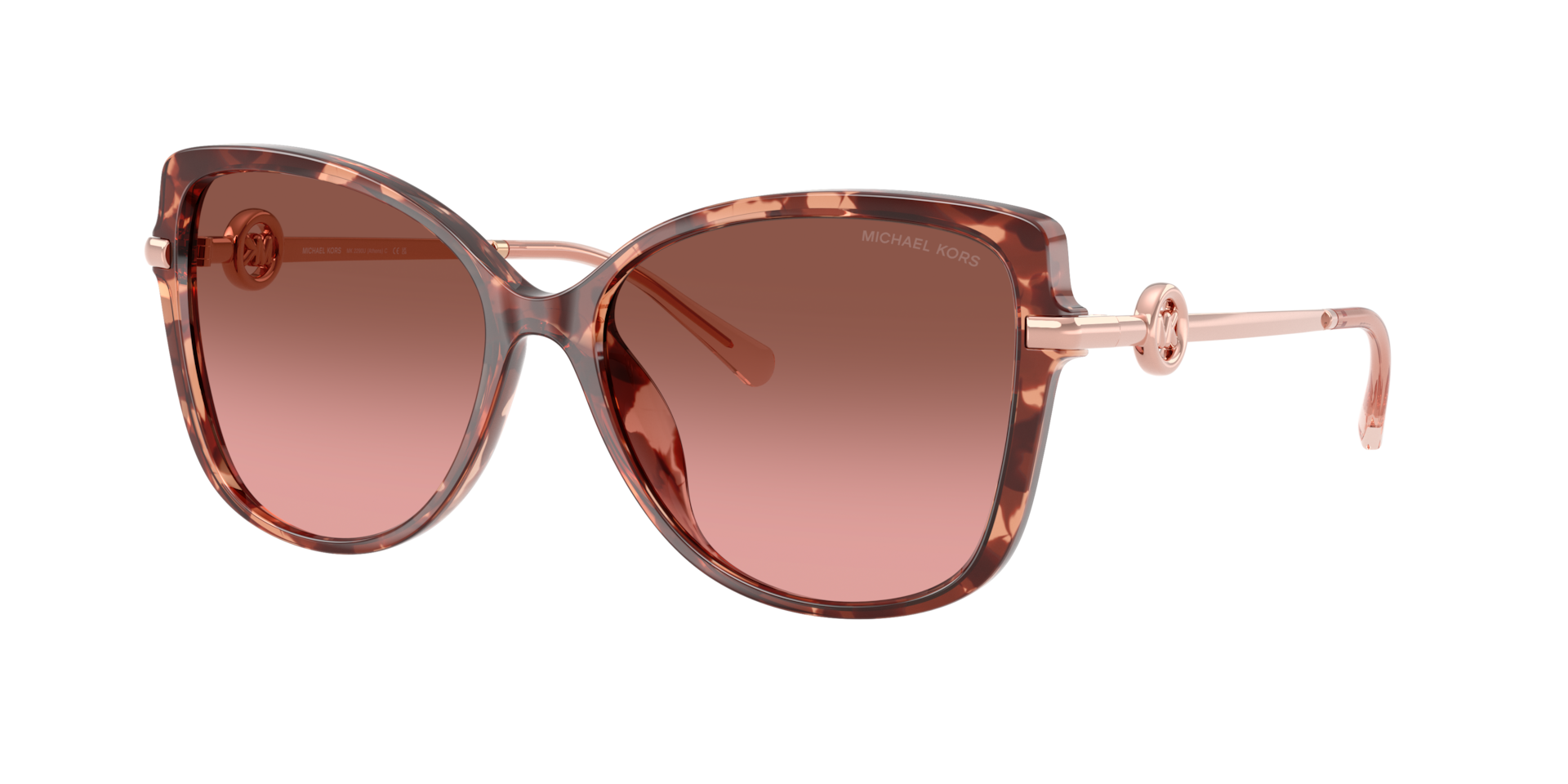 マッサ（感謝）/5 Michael Kors Athens XL (57 - 16) with Brown lenses and Tortoise