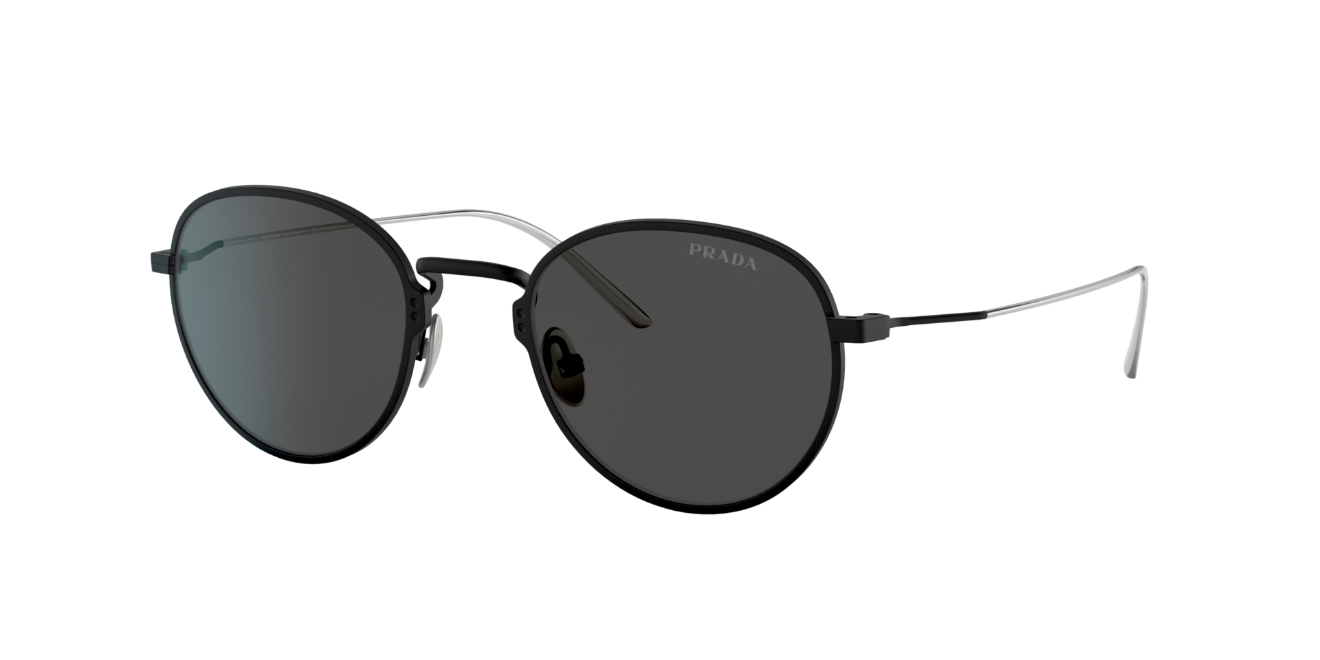 Prada Man Sunglass PR 53WS -  Frame color: Matte Black, Lens color: Dark Grey