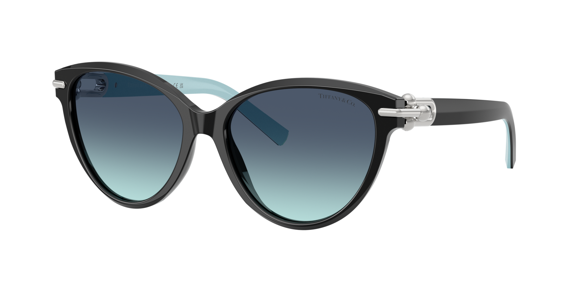 Tiffany & Co. Woman Sunglass TF4261 -  Frame color: Black, Lens color: Azure Gradient Blue