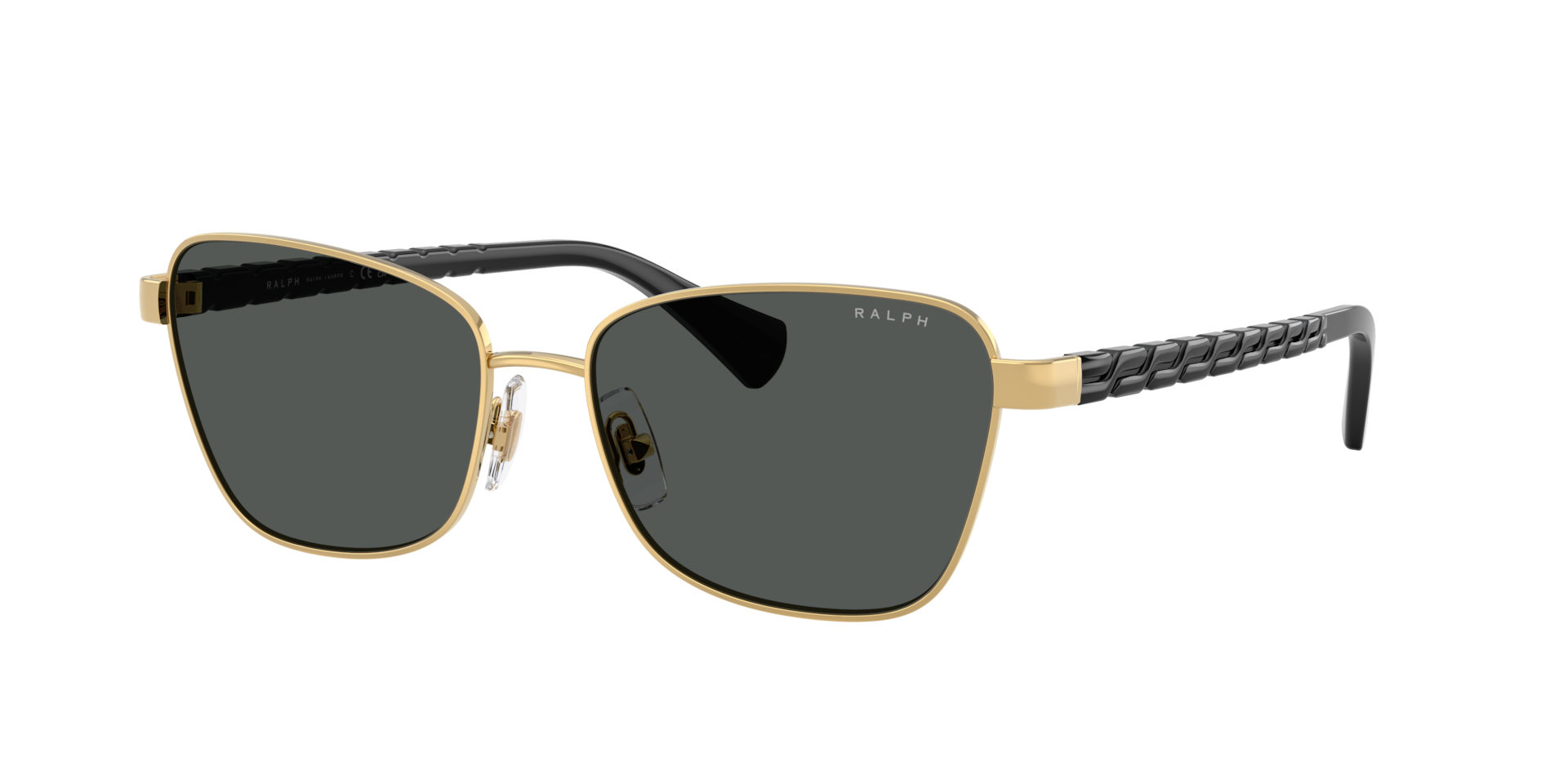 Ralph Woman Sunglass RA4149 Frame color Shiny Gold Lens color Grey Gradient