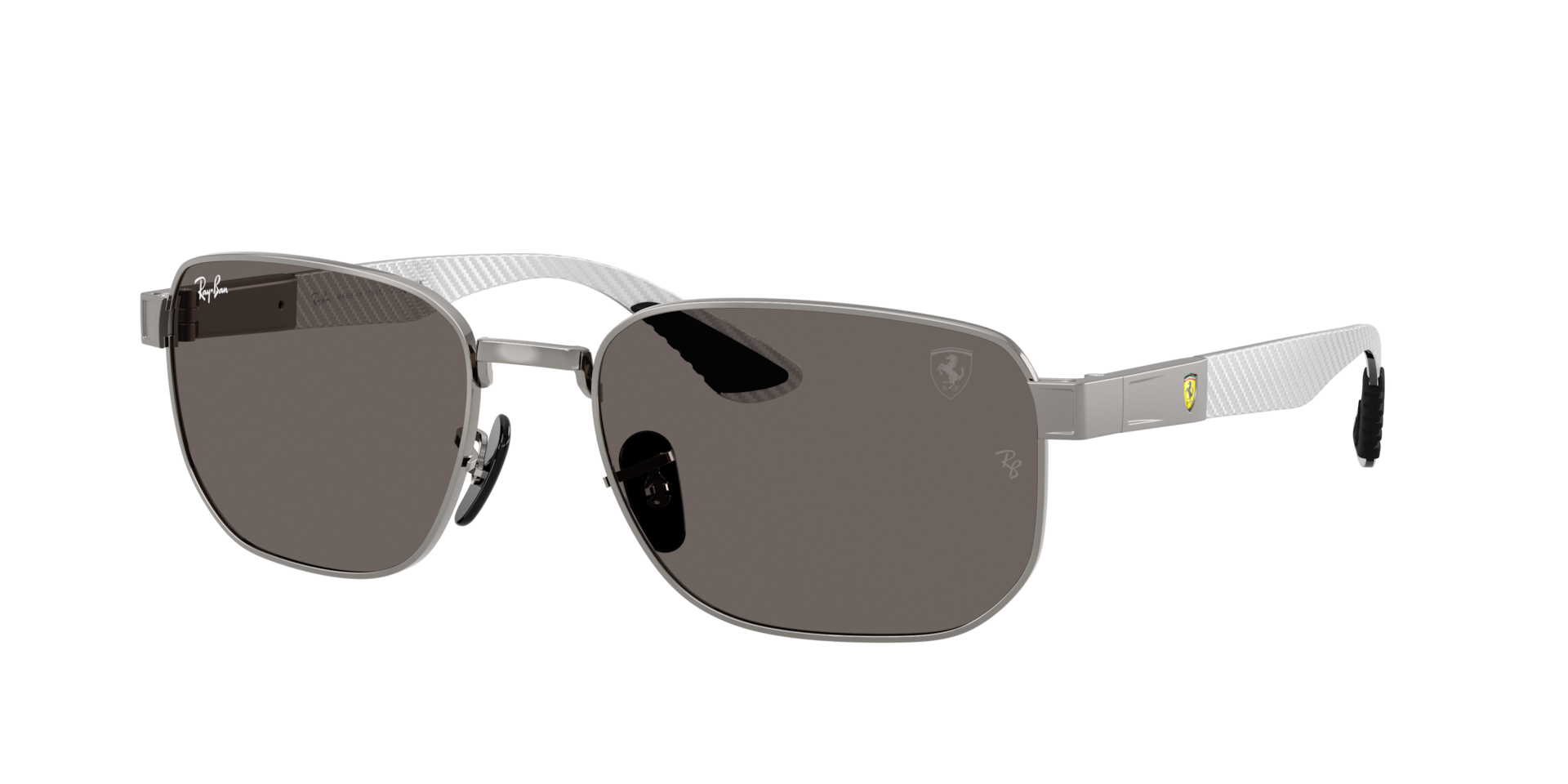 Ray-Ban Unisex Dunkelgrau Sunglass Rb8329m Scuderia Ferarri Collection - Rahmenfarbe: Gunmetal, Linsenfarbe: