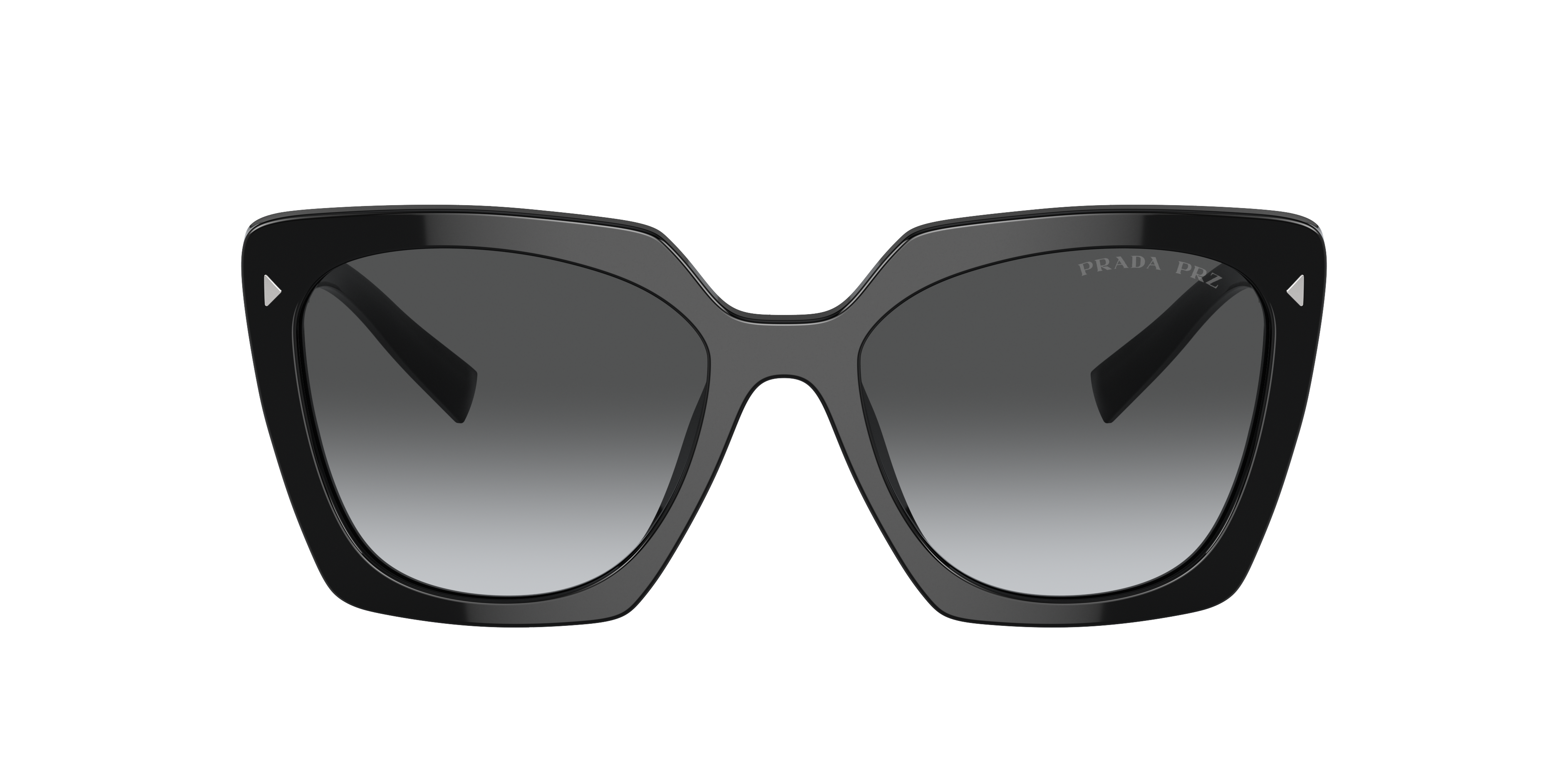 Prada PR 23ZS S (54 - 18) with Grey lenses and Black frame