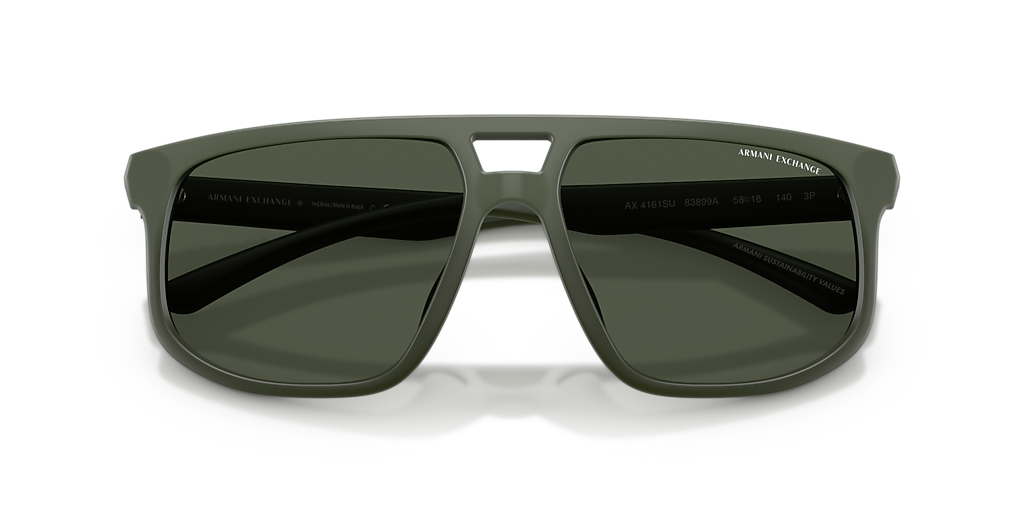 Armani Exchange AX4161SU L (58 - 16) com Lentes Verde e Armação