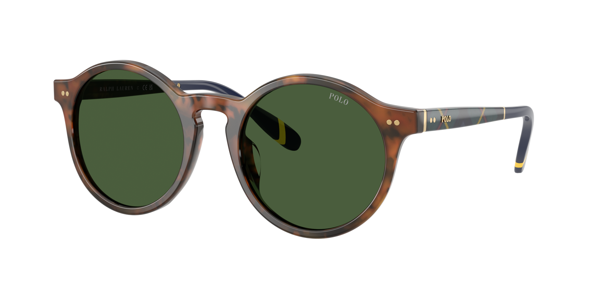 Polo Ralph Lauren Man Sunglass PH4204U -  Frame color: Shiny Brown Tortoise, Lens color: Bottle Green