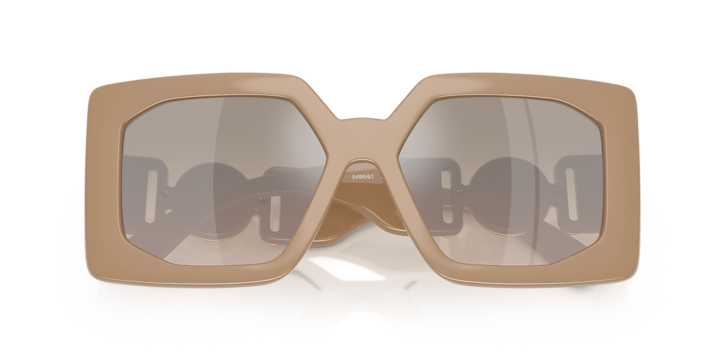 Versace VE4478U (55 - 17) with Brown lenses and Beige frame  display picture 2