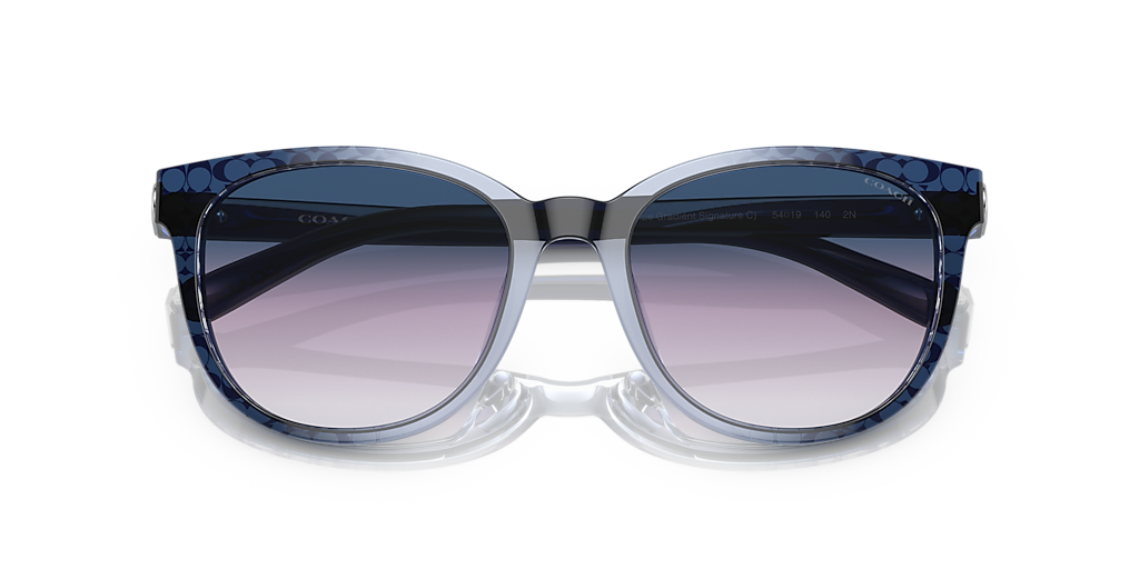 Coach CD478 XL (54 - 19) with Blue lenses and Blue frame