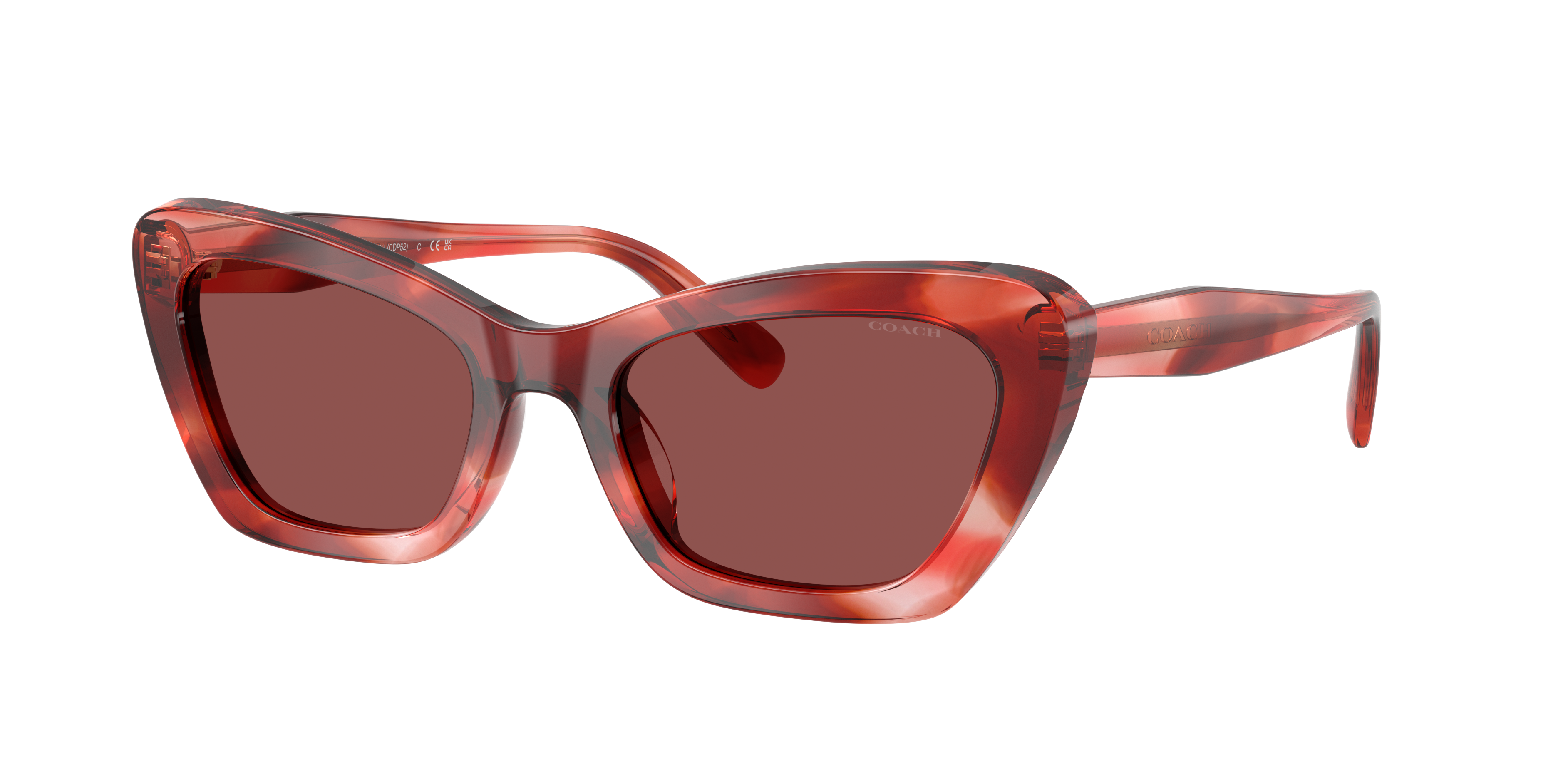 Coach Woman Sunglass CDP52 -  Frame color: Cherry Tortoise, Lens color: Wine Solid