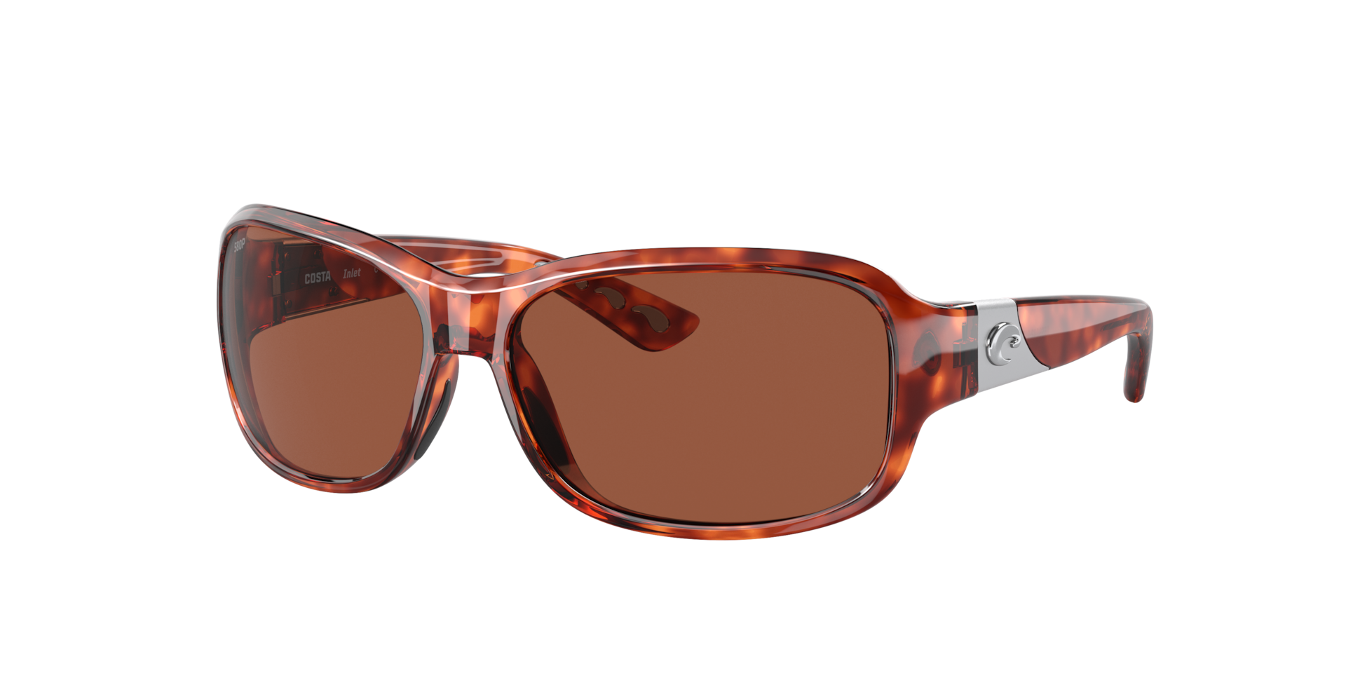 COSTA Woman Sunglasses Inlet  -  Frame color: Tortoise, Lens color: Copper