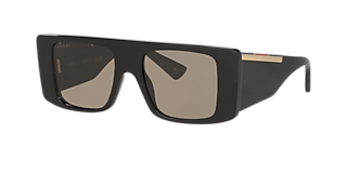 Gucci GG0141SN XXS (53 - 20) with Black lenses and Black frame