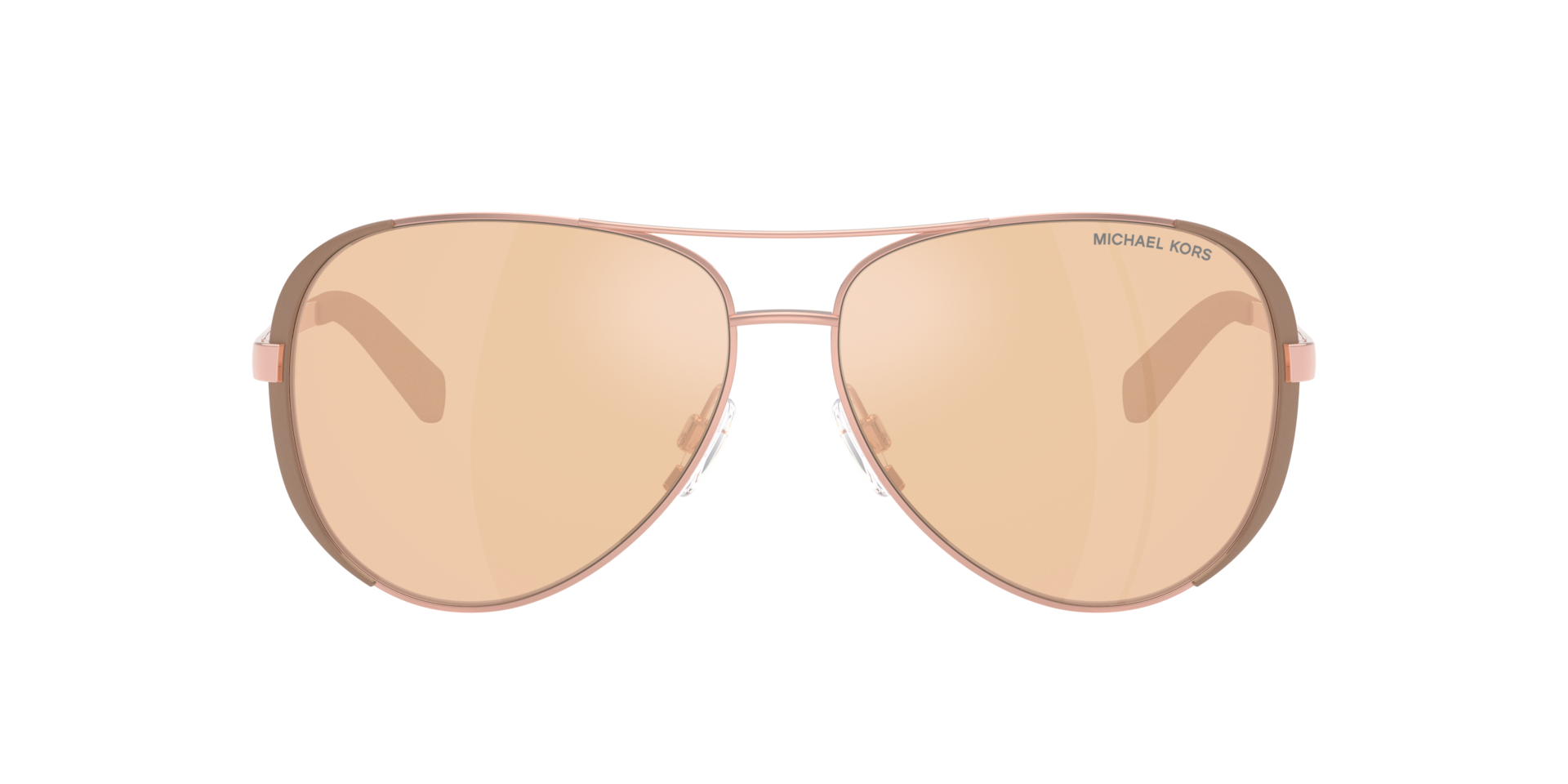 Michael Kors Chelsea L (59 - 13) with Pink lenses and Copper frame