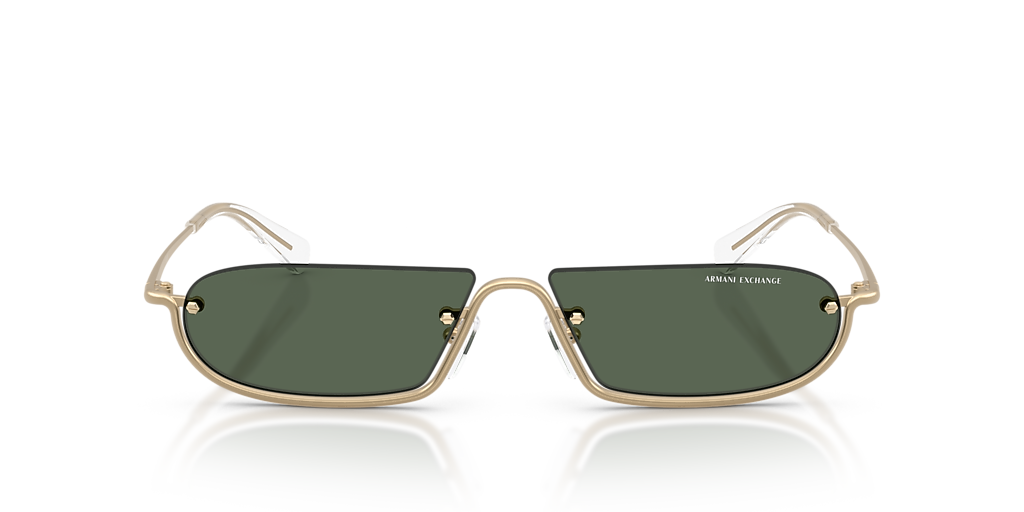 Armani Exchange AX2058S XL (58 - 14) with Green lenses and Black