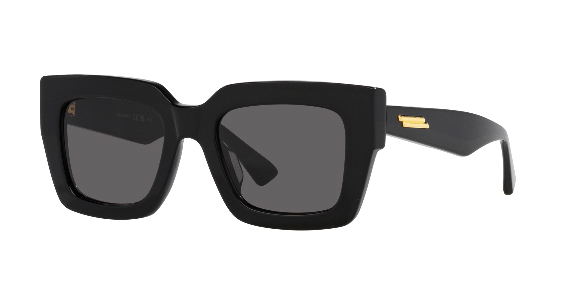 Bottega Veneta Woman Sunglass BV1212S Frame color Black Lens color Grey