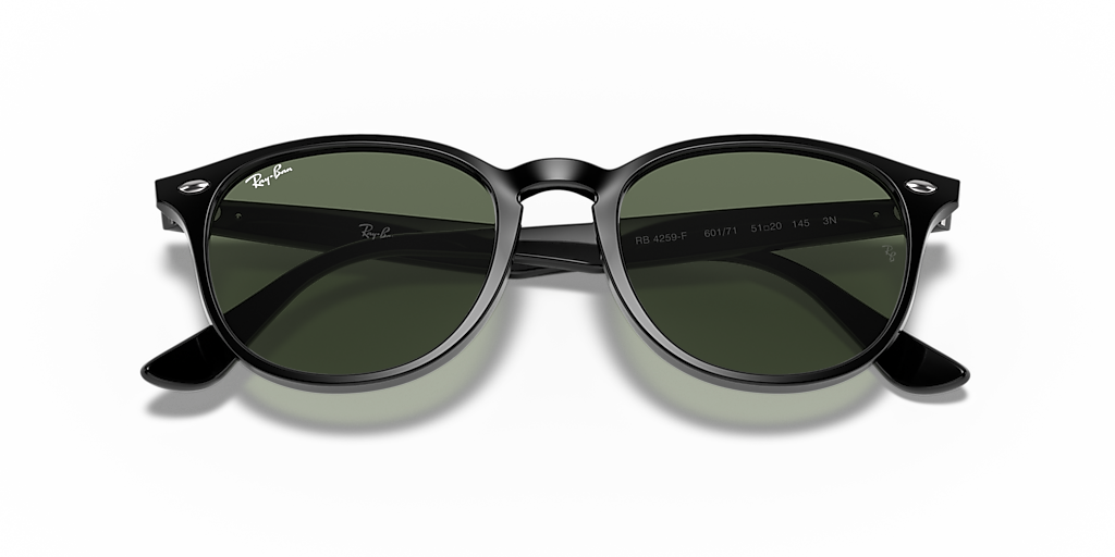 Ray-Ban RB4259 L (53 - 20) with Green lenses and Black frame