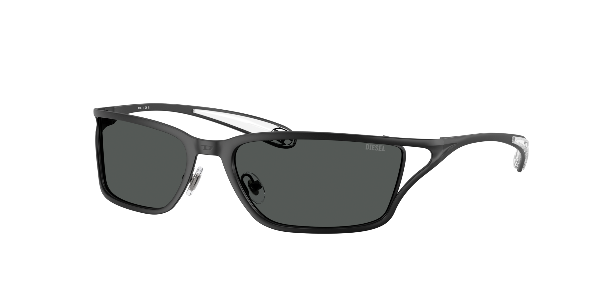 Diesel Unisex Sunglass DL1015 - Couleur du Monture Noir mat Couleur de Lentille Gris fonc 225 €