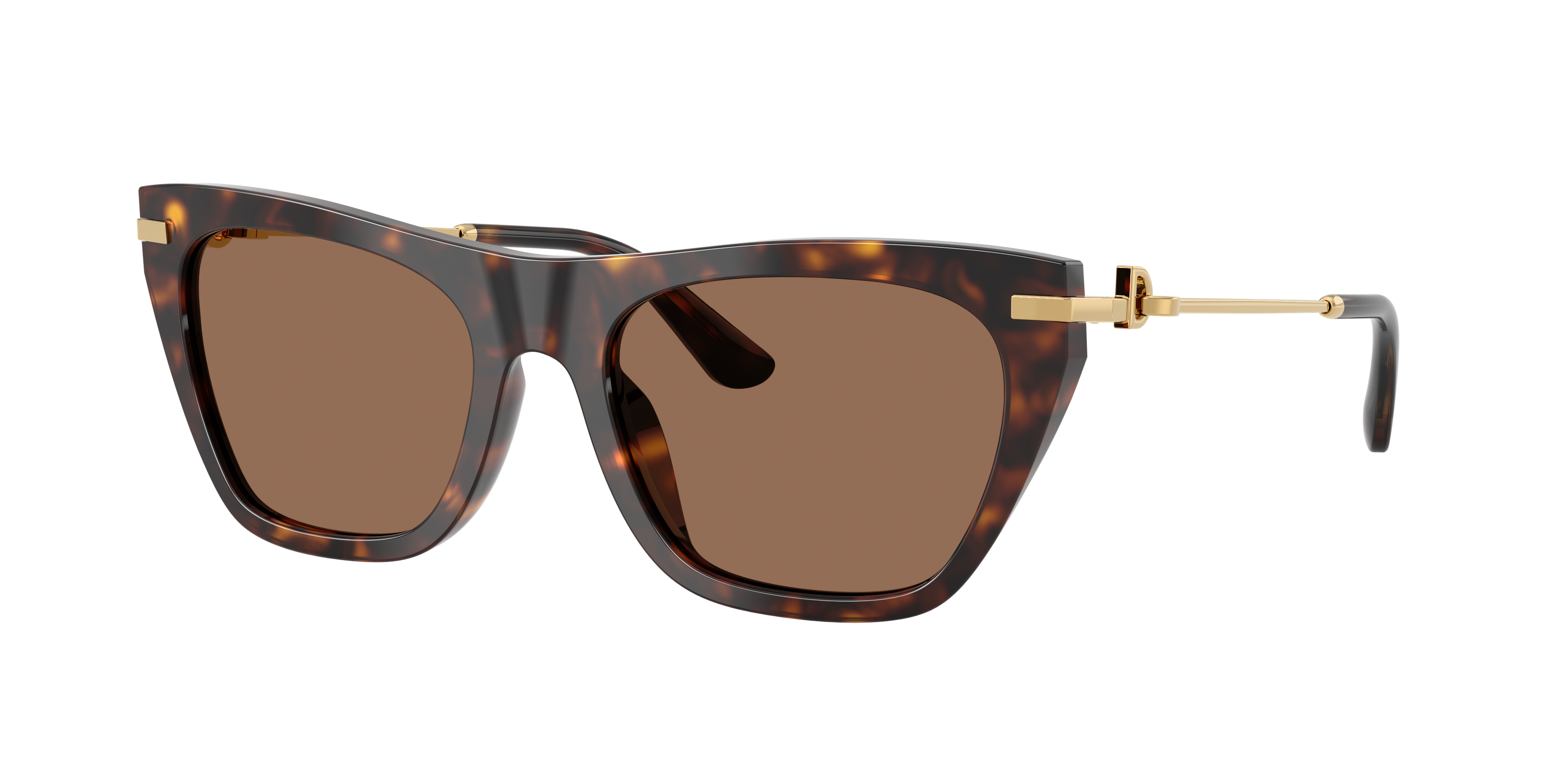 Dolce&Gabbana Damen Dunkelbraun Frau Sunglass Dg4511 - Rahmenfarbe: Havana, Linsenfarbe:
