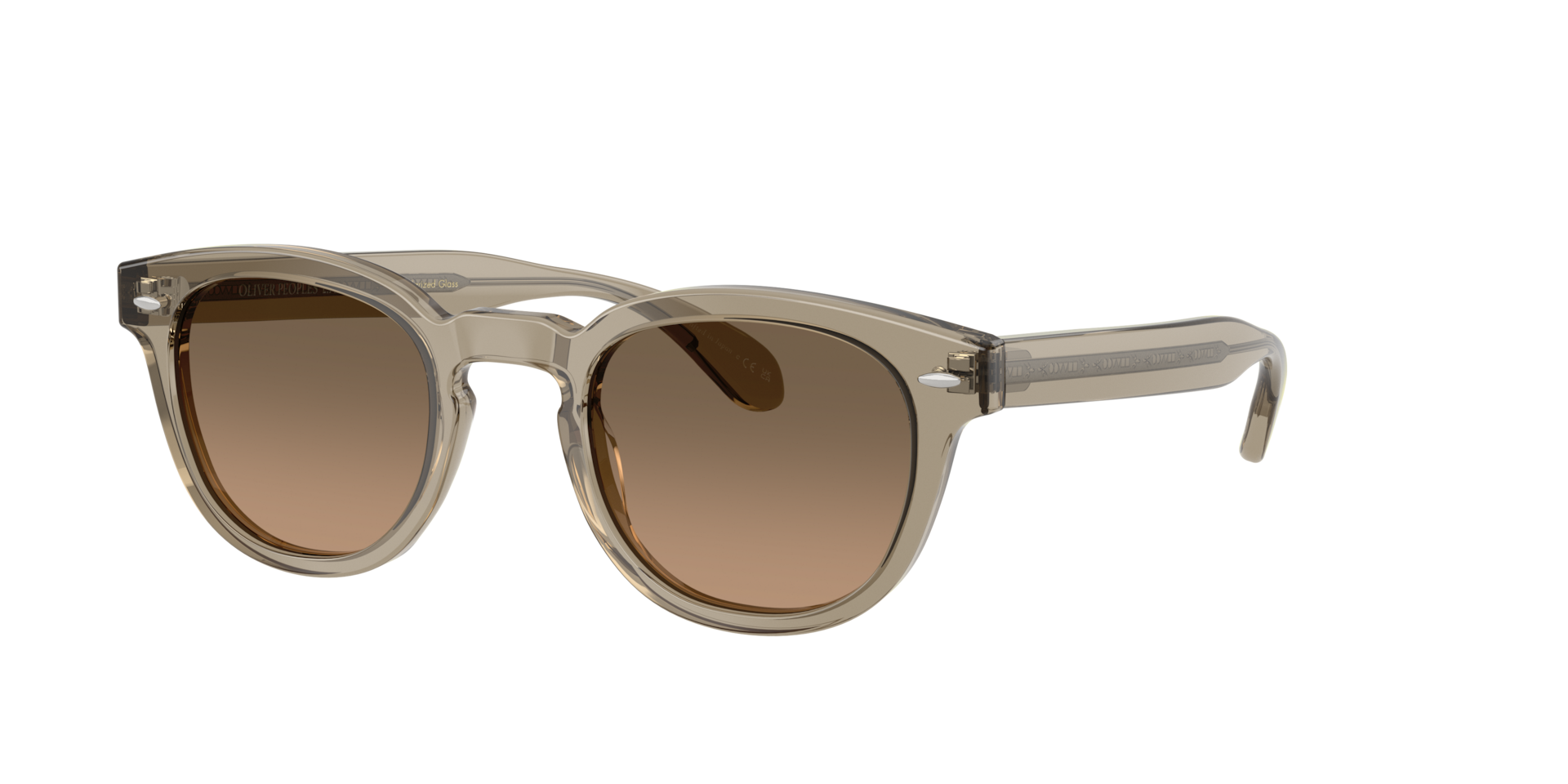 Oliver Peoples Man Sunglass Sheldrake Sun - Frame color: Sencha, Lens color: Sandstone Gradient Polarized