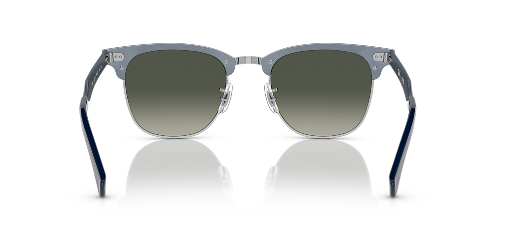 Ray-Ban Clubmaster Aluminum L (51 - 21) with Grey lenses and Blue