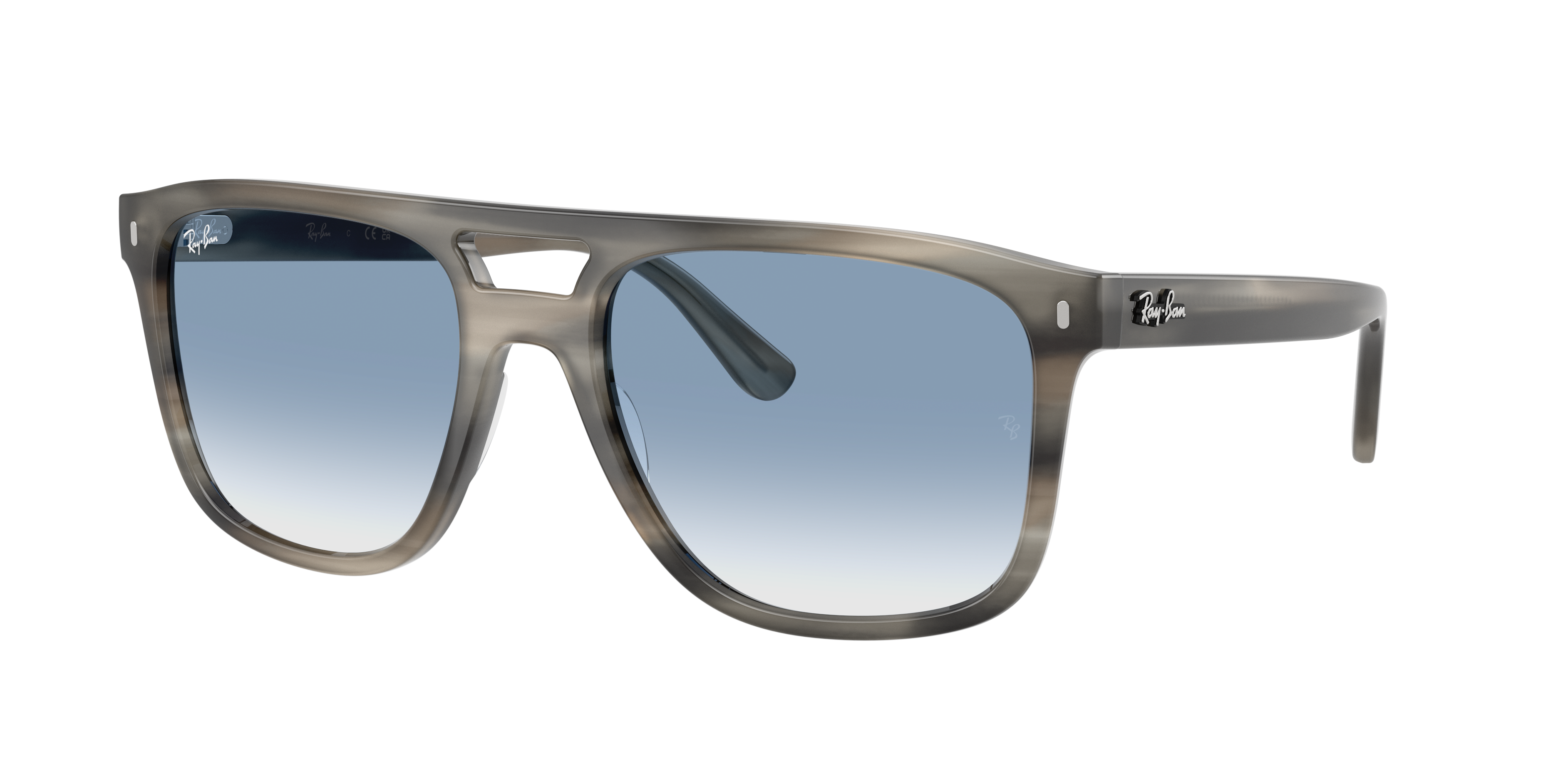Ray-Ban RB2213 XL (58 - 20) with Blue lenses and Tortoise frame