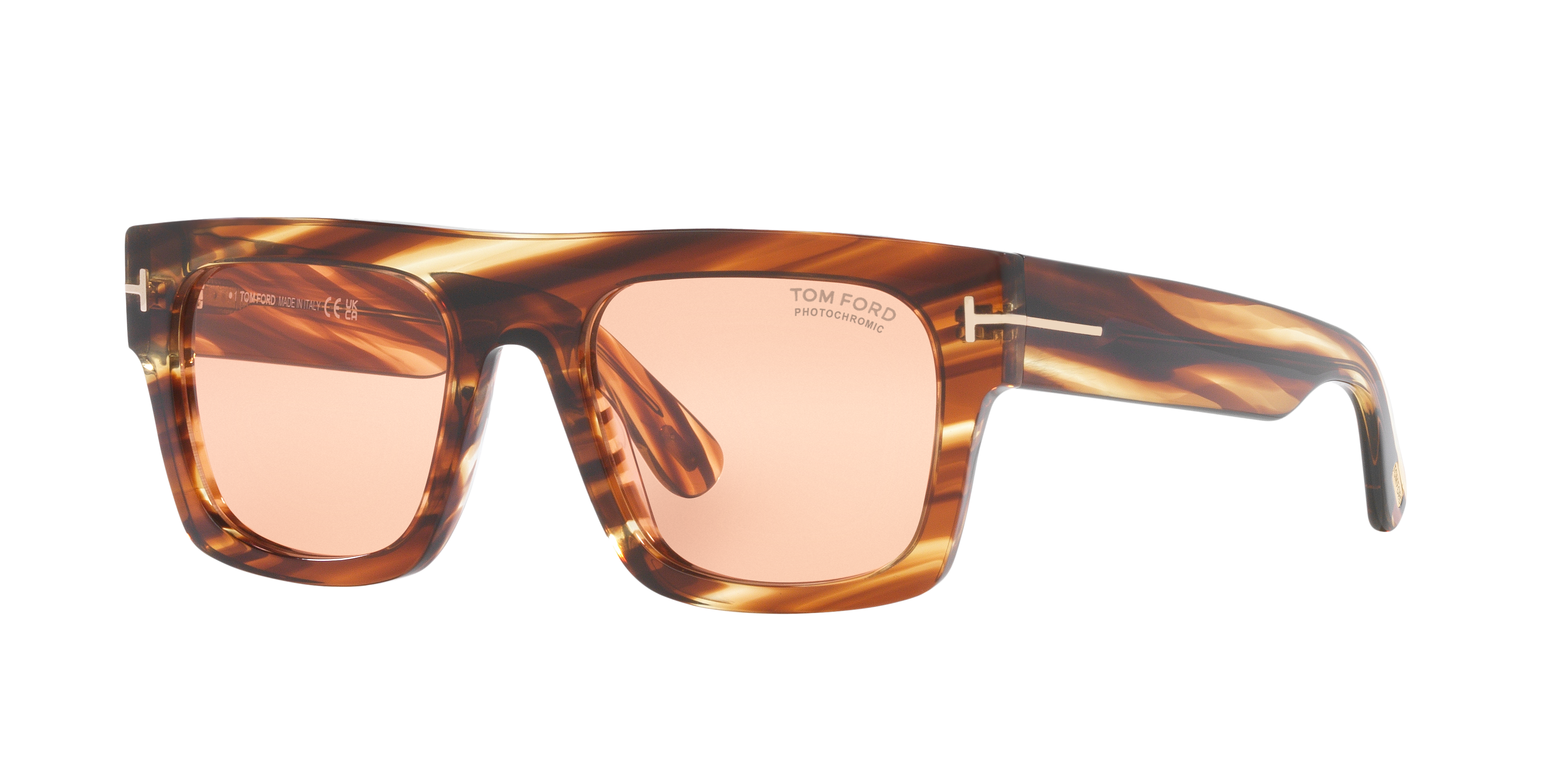 Tom Ford Man Sunglass Fausto -  Frame color: Tortoise Blonde, Lens color: Brown