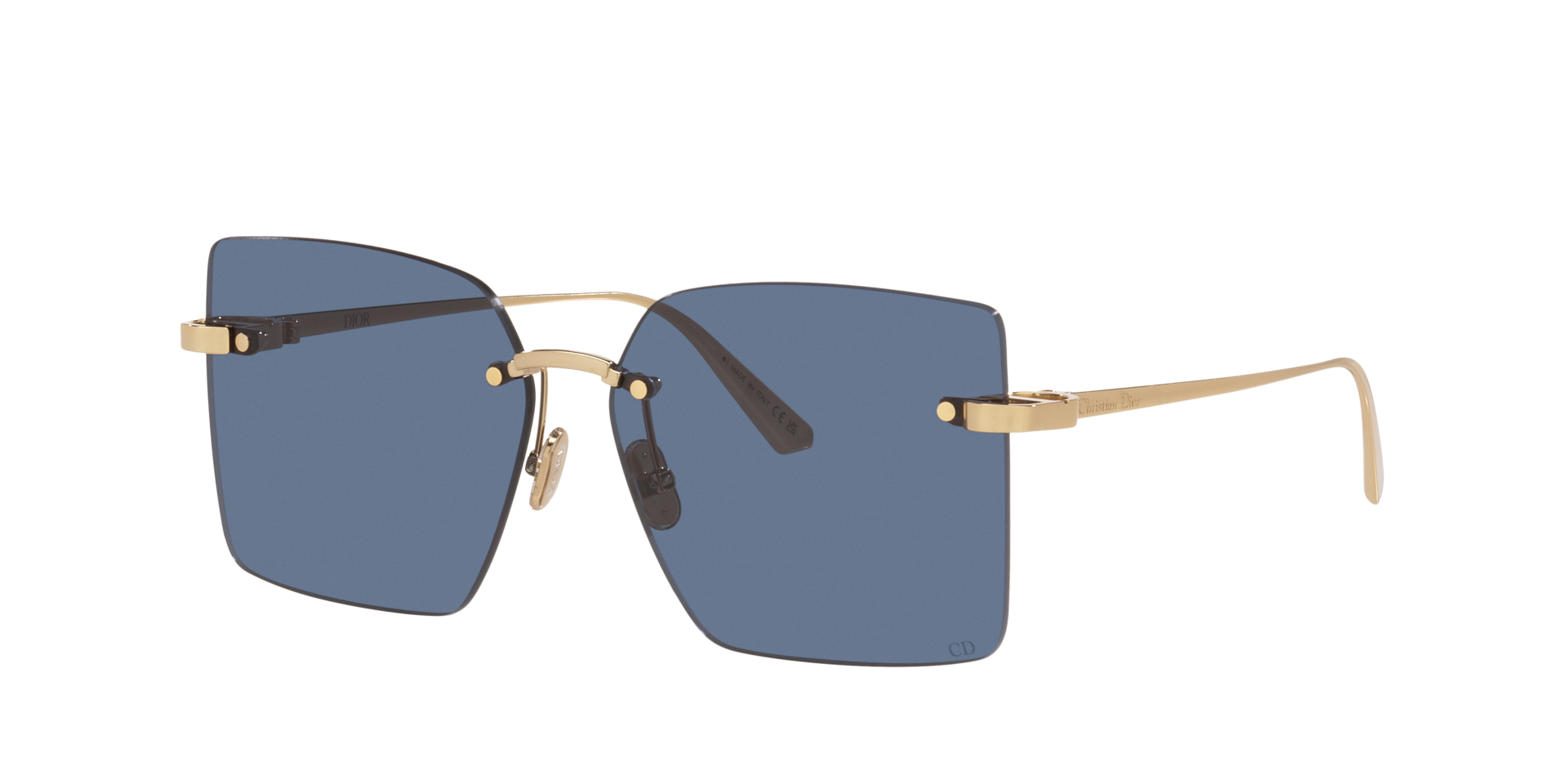 DIOR Woman Sunglass CDIOR S3U -  Frame color: Yellow, Lens color: Blue