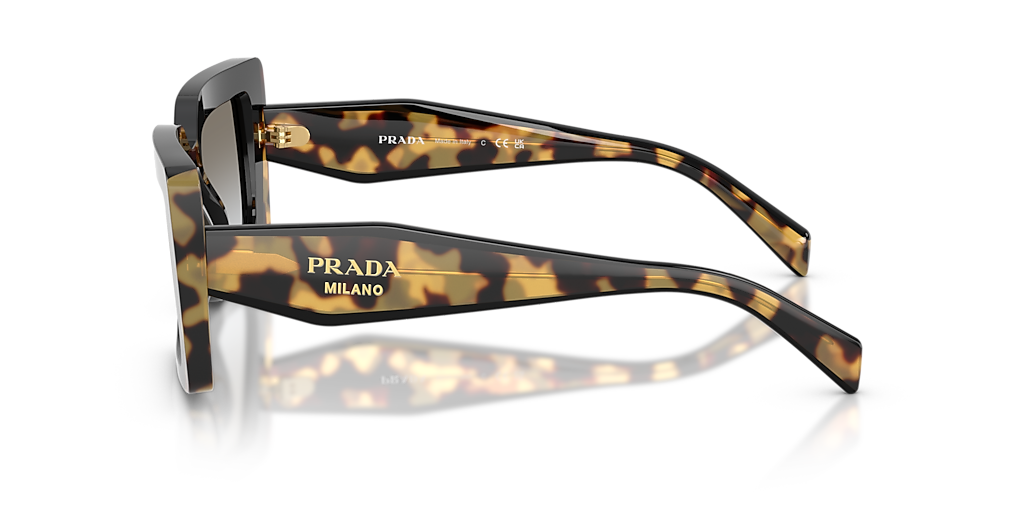 Prada PR D01S M (52 - 21) with Grey lenses and Black frame